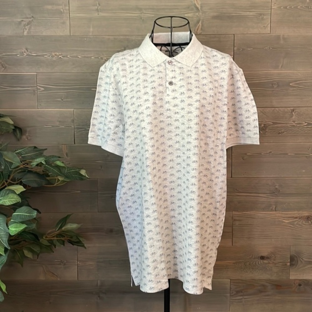 Banana republic men’s size large, organic cotton PIQUE polo